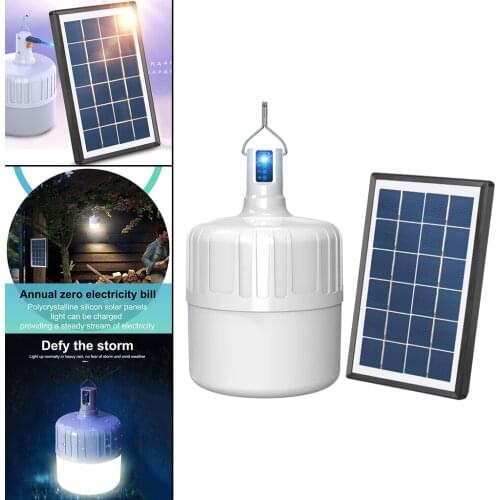 36LED/ 42LED Camping Lantern Solar LED Light Bulb USB Rechargeable Outdoor Tent Light for Camping Hiking Garden BBQ Outage