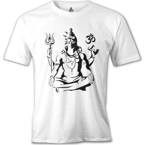 Yoga Chakra Printed White Men Women Unisex Tshirt High Quality Famous Turkish Fabric Textile T-shirt Production