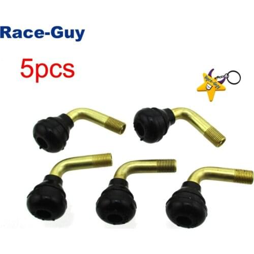 PVR70 Tubeless Tire Valve Stems 90 Degree Pull-In Auto For Scooter Moped Motorcycle ATV Quad Pit Dirt Bike