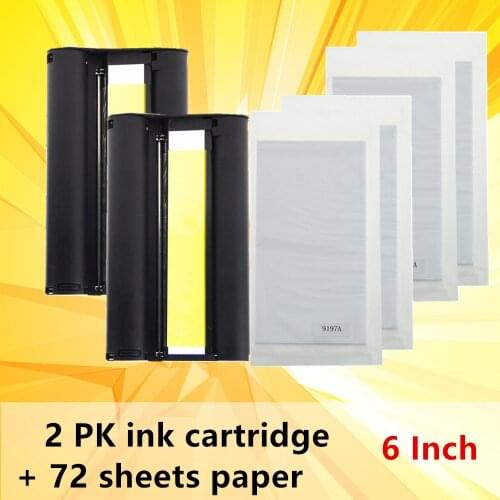 For Canon Selphy Color Ink Paper Set Compact Photo Printer CP1200 CP1300 CP910 CP900 3pcs Ink Cartridge KP 108IN KP-36IN