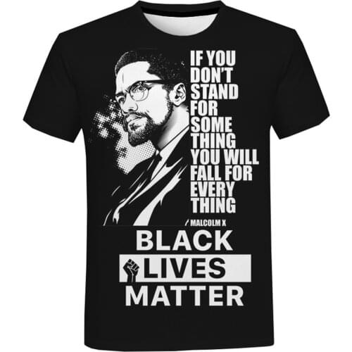 Black Lives Matter T Shirts Summer Fashion Men Women Harajuku Style Tshirt Boy Girl I Can't Breathe George Floyd Streetwear Tees