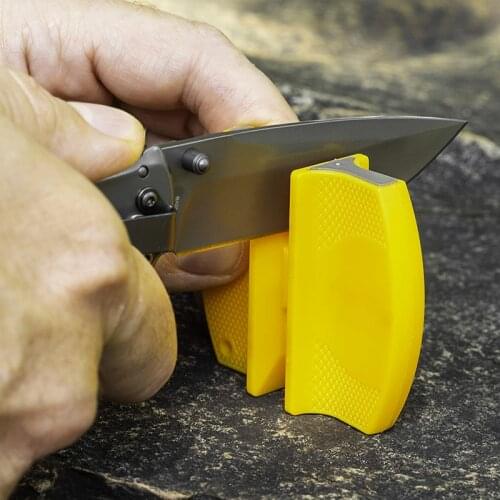 Ceramic sharpening stone tungsten steel quick sharp mini portable double-sided sharpener