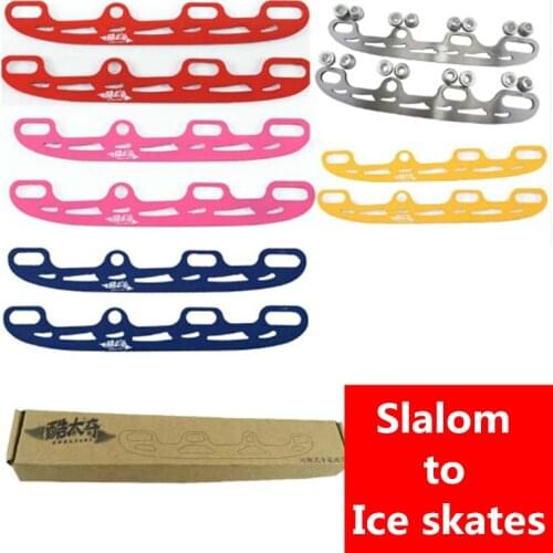 [ Ice Blade ] Ice Skating Blade for Inline Shoes Roller Skates DIY Modify, Install on Skate Frame Base, for Adult Kid Children