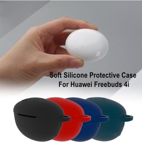 Soft Silicone Earphone Case for Huawei Freebuds 4I Earphones Scratch-resistant Lightweight Silicone Earphone Cover