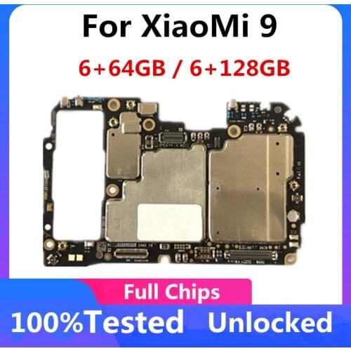 Original For Xiaomi Redmi hongmi Note 8 Pro Motherboard Unlocked Logic Board with full chips Android system mainboard 64/128gb