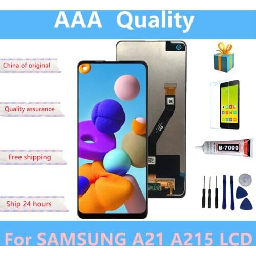 Original for Samsung Galaxy A21 A215 LCD Display Touch Screen Digitizer LCD For Samsung A21 A215 Display Replacement