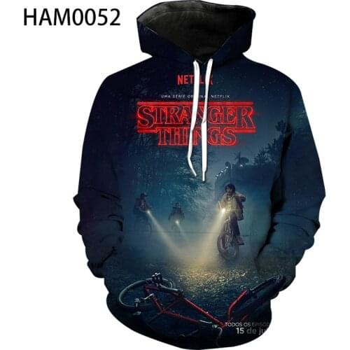 Strangers thing boy spring summer classic sport Pullover 2021 fashion popular Hoodie 3D cartoon print mens and womens Hoodie