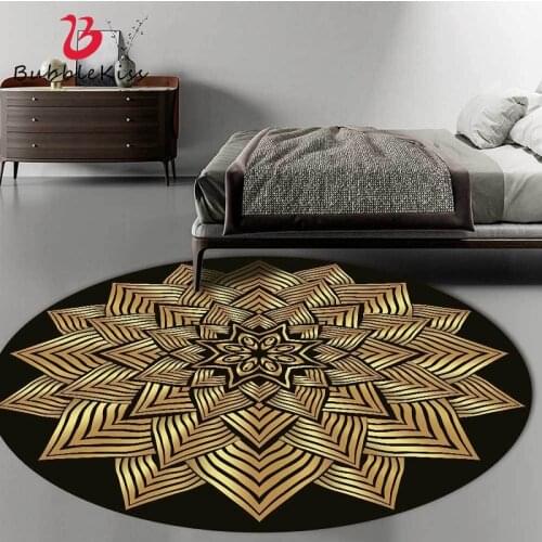 Bubble Kiss Round Geometric Carpets For Living Room Home Coffee Table Area Rug Bedroom Decor Non-slip Soft Customized Floor Mats