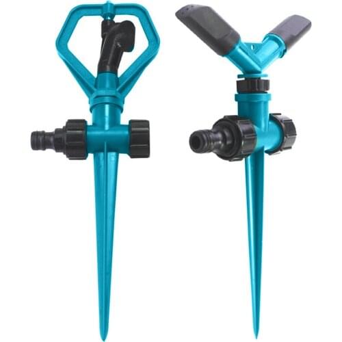 360 Lawn Garden Sprinklers Automatic Rotation Adjustable Gardens Spray Nozzles Household Garden Planting Elements