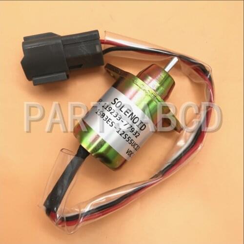 Solenoid Relay Fuel Shutdown SHUT OFF SOLENOID For YANMAR 119233-77932 JOHN DEERE TRACTOR