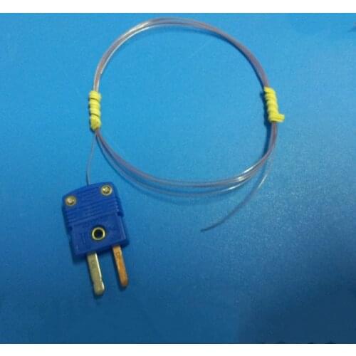 TT-T-30-SLE T Type Thermocouple Temperature Line High Temperature Resistant Glass Fiber Temperature Measurement Line With Plug