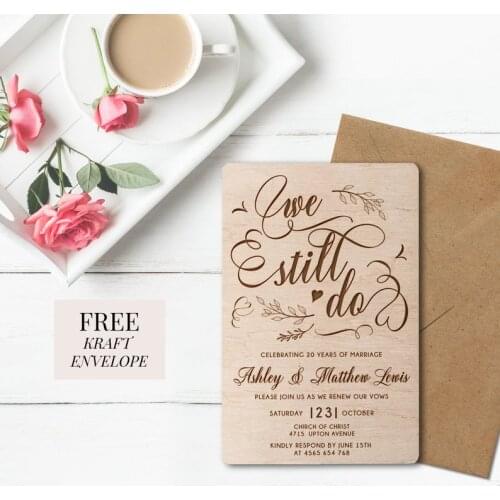 Rustic Adventure Mountain wooden wedding invitations, Personalized Forest wood wedding wedding invitation