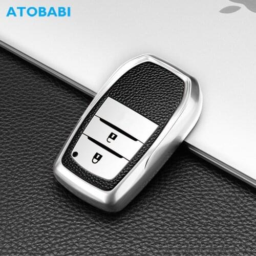 TPU Car Key Cover For Toyota Land Cruiser 200 2015 Auris Corolla Keychain Leather Pattern Smart Remote Control Fob Protect Case