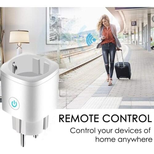 1/2/3PCS Smart Plug WiFi Socket EU 16A Power Smart Plug Tuya Remote Control Works with Alexa Google Home No Hub Required