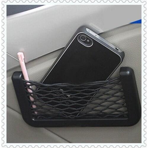 1psc Car Organizer Storage Bag Auto Paste Net Pocket for Fiat Palio Uno Oltre 600 1200 Idea Bravo Sedici Grande Punto