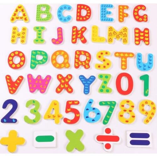 41Pcs/Pack Magnet Letter Fridge Early Learning Set Letters & Numbers Refrigerator Toy
