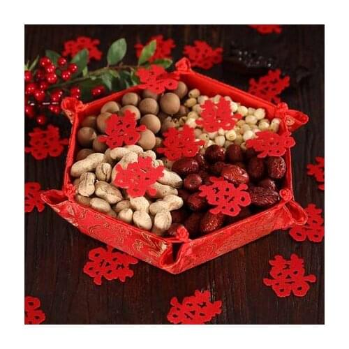 50Pcs Chinese Traditional Wedding Flannel，Wedding Decoration, New House Layout Wedding Decoration