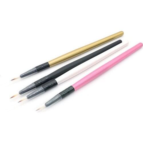 500pcs New Cosmetic Eye Liner brush make up black liquid Eyeliner Shadow Gel brush fashion