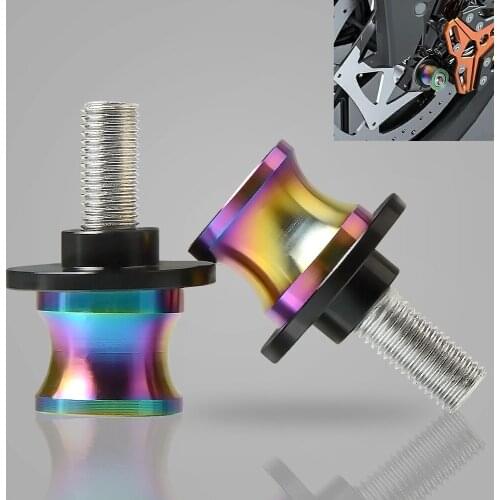6mm8mm10mm Motorcycle stands screws Swingarm Spools slider fits for Yamaha YZF R1 6 Honda X-ADV Hornet 600 CBR 600 RR Suzuki GSX