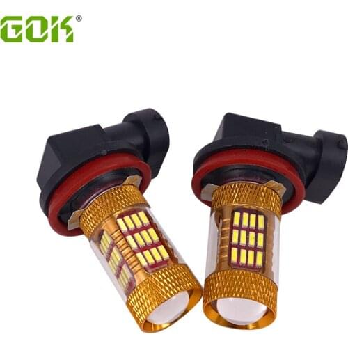 Auto Led Fog Lamp White Light H11 60smd 4014 LED H7 9006 H4 H8 H11 LED Bulbs For Fog Lights led Headlight