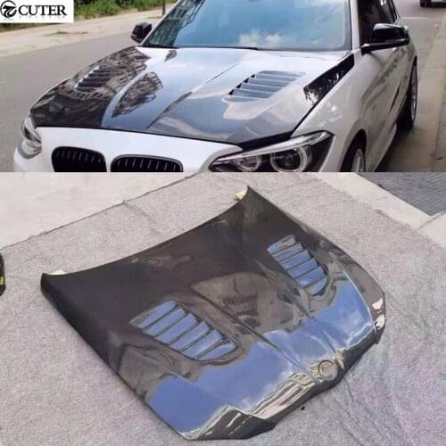 F20 1 series carbon fiber auto front engine bonnets hood cover for BMW F20 118i 2012-2015