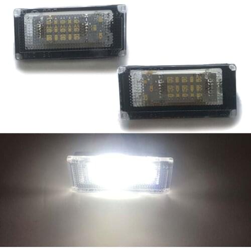 Car LED Number License Plate Lights Plate Light Bulb for Mini Cooper S R50 R52 04-08 R53 01-06 LED Number License Plate Light