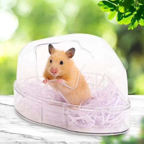 Safe Durable Squirrel Bathtub House Plastic Squirrel Bathroom Five-pointed Star Outlet Pet Product