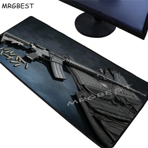 MRGBEST Gaming Computer Large Mouse Pad Player-specific XXL Lockedge Non-slip Rubber Surface Pads Keyboard Desk Mat Gun