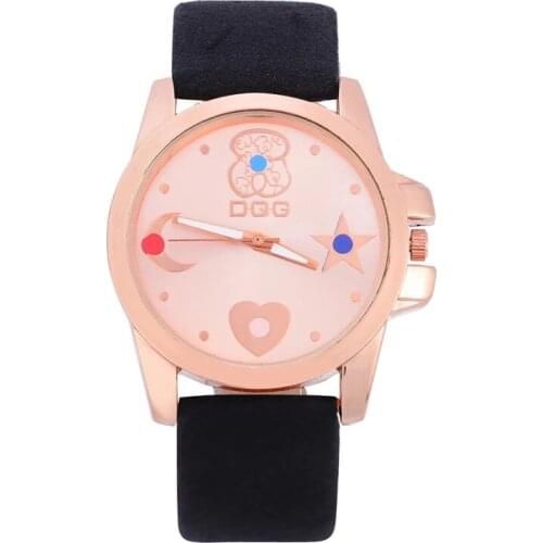Chasy Women Watches 2021 New Brand Luxury Bear Ladies Watch Women Fashion Leather Quartz Wristwatches Clock Hot Sale Reloj Mujer