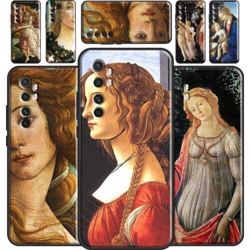 Sandro botticelli Renaissance Art Painting For Xiaomi Mi 11 Ultra Case For Xiaomi Mi 11 Lite 10 10T Pro POCO F3 M3 X3 Pro Cover