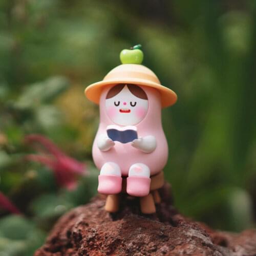 Blind Random Box Fruit Farm Toys Bean Figure Surprise Action Items Anime Figurine Doll For Gift Collection 12Pcs/Set