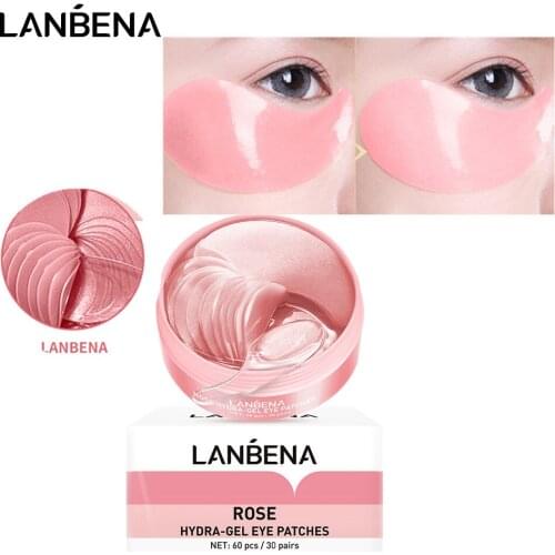 Rose Hydra-Gel Eye Patches Repair Micro Molecule Brighten Nourish Repair Skin Remove Puffy Eyes Remove Dark Circles