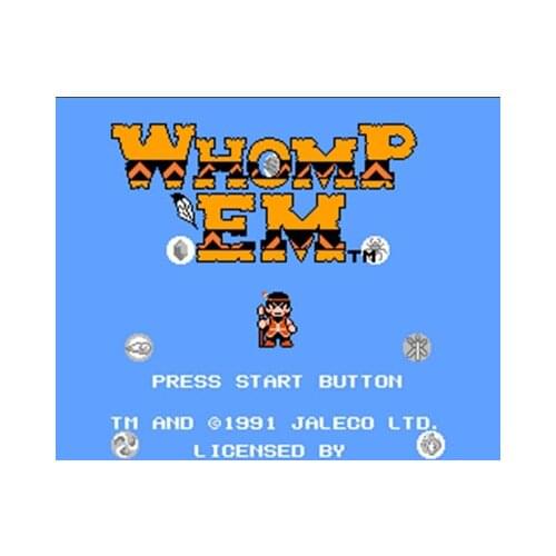 Whomp'Em Region Free 60 Pin 8Bit Game Card For Subor Game Players