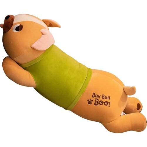 Kawaii Bulldog Doll plush toys Pillow Down Cotton Filled stuffed animals plush dog toys baby room home decor Holiday Gift