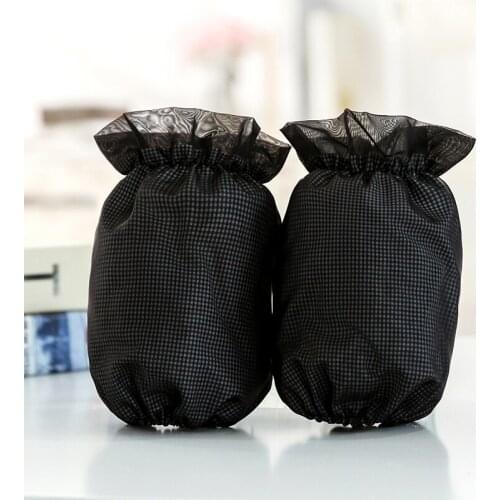 Korean version of the small fresh plaid short lace double sleeves womens home office sleeves antifouling sleeves autumn