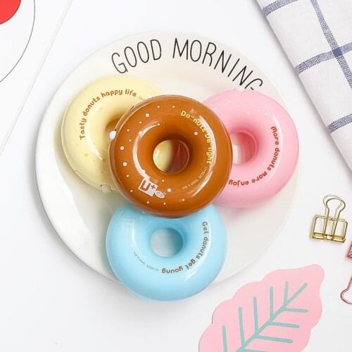 Creative Lovely Donuts Correction Tape Cute Plastic Corrector Tape For Kids Novelty Item Diary Stationery School Supplies