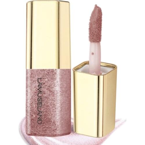 LAMUSELAND 10 Color Diamond Eye Shadow Nude Metal Shimmer Glow Glitter Single Liquid Eyeshadow Makeup Pigment Beauty #LA4004