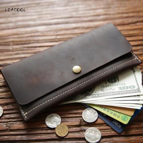 Leacool Men's Clutch Wallets