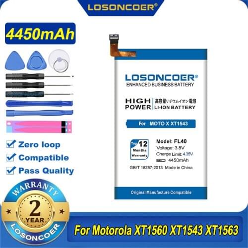 LOSONCOER Batteries For Motorola Moto X Play Dual SIM