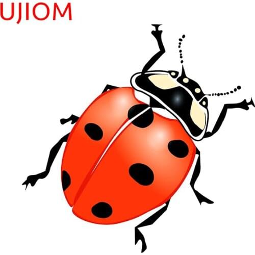 UJIOM Ladybug Sticker Modern Home Wall Decoration Wallstickers Waterproof Wallpaper Kids Room Wallposter Decor Removeable Decal