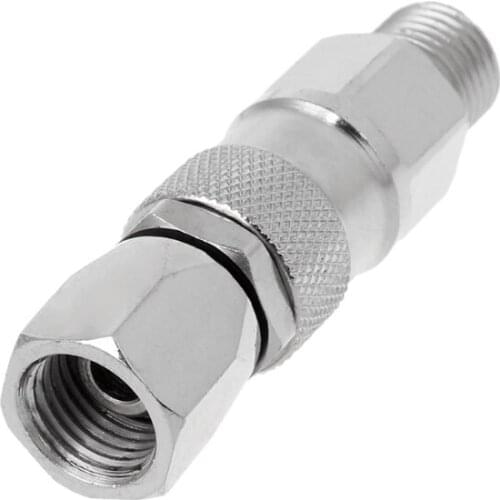 1/4" Stainless Stell Airless Spray Hose Swivel Joint For Paint Guns Sprayers