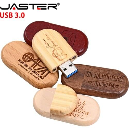 JASTER usb3.0 Maple wood usb flash drive pendrive 4GB 8GB 16GB 32GB maple usb 3.0 wooden photography LOGO print