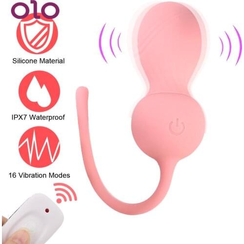 Vibrating Egg 16 Speed Wireless Remote Control G-spot Massager Vaginal Ball Vibrator Gourd Shape Sex Toys for Women