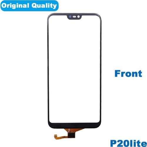 5pcs Out Glass Cover Repair Parts Outer Screen For Huawei P20 Lite Touchscreen Nova 3e 5.84'' LCD Display Glass Digitizer