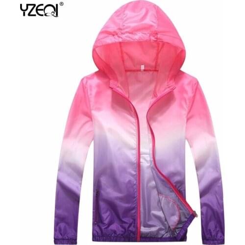 Yzeqi 2021 Casual Windbreaker Jacket Women Thin Coat Spring Bomber Jacket Female Beachwear Girl Sunscreen Outwear Plus Size Tops