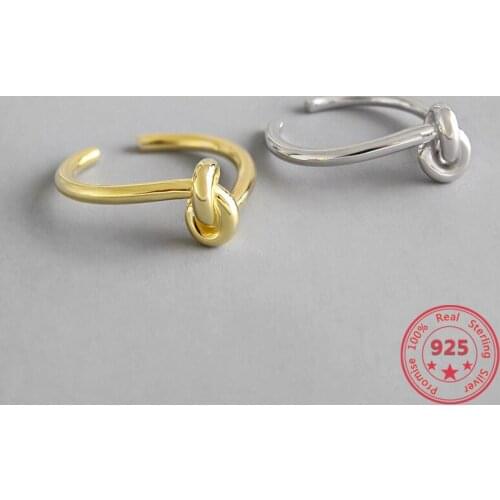 925 Sterling Silver Fashion Creative Luxury Brand Womens Ring Adjustable Designer Jewelry