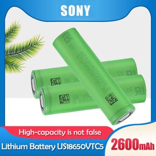 10-20PCS Original 18650 VTC5 3.7V 2600mAh 30A Discharge Lithium Rechargeable Batteries US18650 VTC5 For Flashlight Tools Toys
