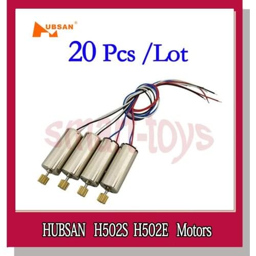 20pcs Hubsan H502S H502E Motor with 11 Mopper teeth Metal gear for Hubsan H502E H502S RC Quadcopter Parts