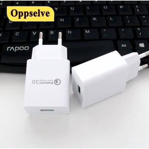 18W USB Fast Charger Quick Charge 3.0 EU Wall Tablet Chargers Mobile Phone For iPhone 12 X Samsung Huawei Phone Chargers Adapter