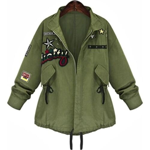 Женские куртки в стиле милитари CHAXIAOA China At AliExpress